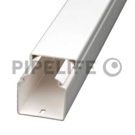 LFK40409010 Pipelife LFK 40x40mm,OT+UT Leitungsführungskanal reinweiß . Produktbild