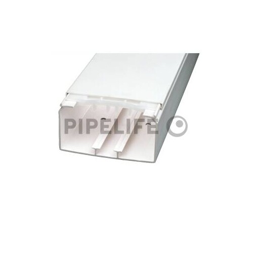 LFK601109010 Pipelife LFK 60x110mm,OT+UT Leitungsführungskanal reinweiß Produktbild