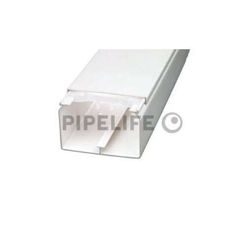 LFK60909010 Pipelife LFK 60x90mm,OT+UT Leitungsführungskanal reinweiß Produktbild