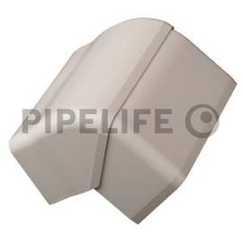 LFK60110AE9010 Pipelife LFK Außeneck 60x110mm,rw Produktbild