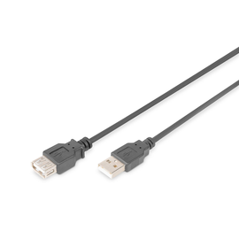 AK-300202-030-S Classic USB Verl. A/BUA/ST 3m UL zertifiziert,AWG28,2xges Produktbild