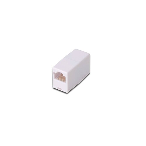 AT-A8/8 Neutral Modular coupler 1 1 RJ45 Cat5e 1xRJ45 to1x RJ45 unshielded Produktbild Front View L