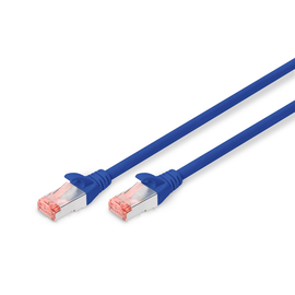 DK-1644-010/B Digitus Patchk. Cat.6 S/FTP 1m Blau AWG27/7  LSOH Produktbild