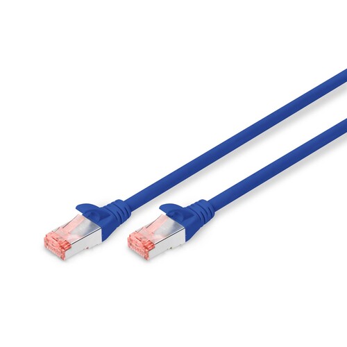 DK-1644-030/B Digitus Patchk. Cat.6 S/FTP 3m Blau AWG27/7  LSOH Produktbild