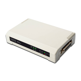 DN-13006-1 Digitus Printserver 3Port USB+Parallel 10/100MB, 2xUSB2.0, 1xDSUB Produktbild