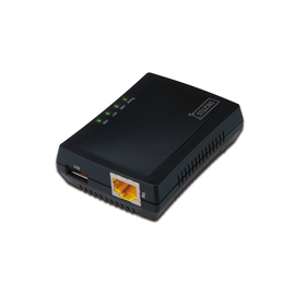 DN-13020 Digitus Multifunction Net.Server 1Port USB HUB+NAS+Printserve Produktbild