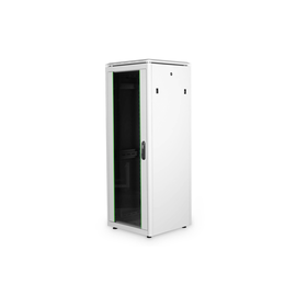 DN-19-32U-6/6-1 Digitus 19 Schrank 32HE Glastür H1600 x B600 x T600mm, RAL7035 Produktbild