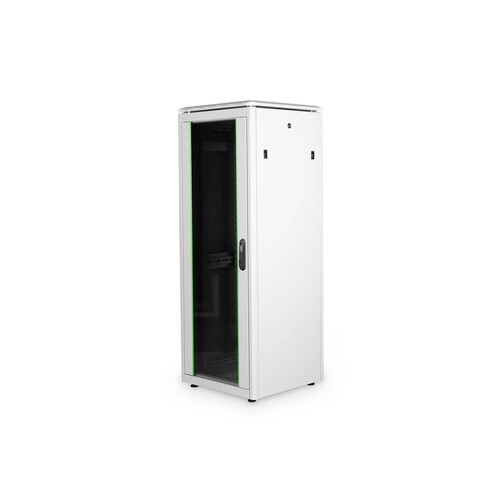 DN-19-32U-6/6-1 Digitus 19 Schrank 32HE Glastür H1600 x B600 x T600mm, RAL7035 Produktbild