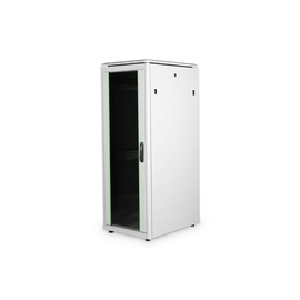 DN-19-32U-6/8-1 Digitus 19 Schrank 32HE Glastür H1600 x B600 x T800mm,RAL7035 Produktbild front M