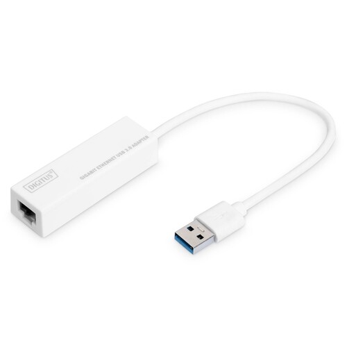 DN-3023 Digitus USB3.0 Ethernet Adapter Giga USB A Male, 10/100/1000MBIT Produktbild