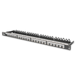 DN-91422 Digitus Patchpanel Modular 24port 05HE 19 0.5HE, RAL9005, shielded Produktbild