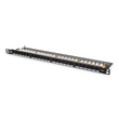 DN-91624U-SL-SH Digitus CAT.6 Patchpanel, 24xRJ45 UTP 19 0,5HE, RAL90 Produktbild