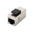 DN-93613-1 Digitus Modular coupler 1 1 RJ45 Cat6 1xRJ45 to1x RJ45 shielded Produktbild