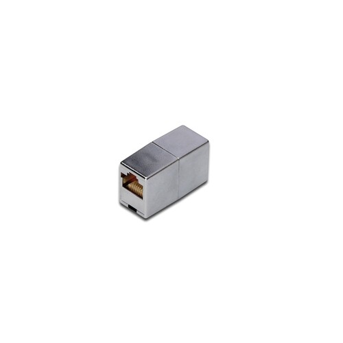 DN-93901 Digitus Modular coupler 1 1 RJ45 1xRJ45 to1x RJ45 shielded Produktbild Front View L