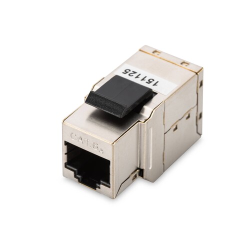 DN-93906 Digitus Modular coupler 1 1 RJ45 Cat6a 1xRJ45 to1x RJ45 shielded Produktbild