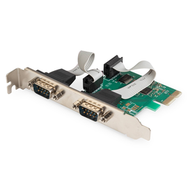 DS-30000-1 Digitus PCI Express 2 PORT Seriell 2x Seriell (DSUB 9) Produktbild