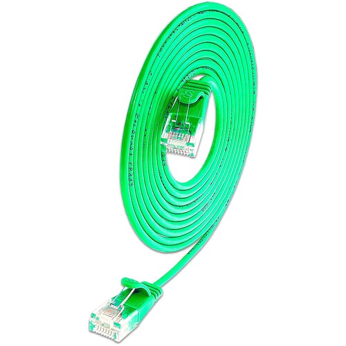 PKW-LIGHT-K6 10.0 GN Wirewin Slim by Wirewin KAT6 LIGHTpatchkabel rund   U/ Produktbild