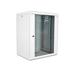 WCAB 600X450X15U Wirewin 15HE 600X450mm Wirewin einteiliger Wandschrank mit Produktbild front M