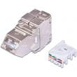 WKS JACK KAT6A STP 45 Wirewin Wirewin 45° KAT6EA 10 Gigabit Ethernet Keystone Produktbild Back View S