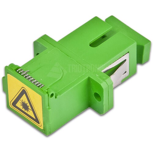 LKUP SCS-SC SM APC Lightwin Lightwin High Quality LWL Kupplung, Singlemode 9 Produktbild Front View L