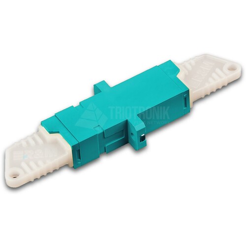 LKUP E2-E2 MM OM3 Lightwin LWL Kupplung E2000 E2000 Simplex Multimode OM3, plas Produktbild Front View L