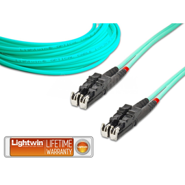 LDP-50 E2-E2 1.0 OM3 Lightwin Lightwin High Quality Duplex LWL Patchkabel, Mul Produktbild front M