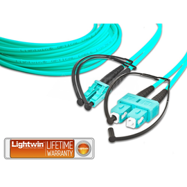 LDP-50 LC-SC 1.0 OM3 FD Lightwin Lightwin High Quality Duplex LWL Patch Produktbild