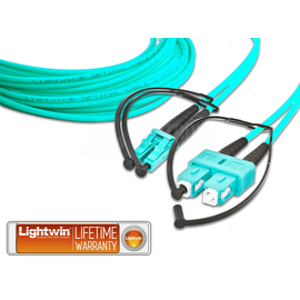 LDP-50 LC-SC 2.0 OM3 FD Lightwin Lightwin High Quality Duplex LWL Patch Produktbild