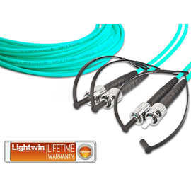 LDP-50 ST-ST 2.0 OM3 FD Lightwin Lightwin High Quality Duplex LWL Patch Produktbild