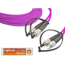 LDP-50 FC-FC 1.0 OM4 FD Lightwin Lightwin High Quality Duplex LWL Patch Produktbild front M