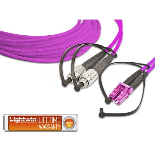 LDP-50 FC-LC 3.0 OM4 FD Lightwin Lightwin High Quality Duplex LWL Patch Produktbild