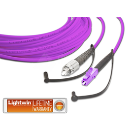 LSP-50 FC-LC 5.0 OM4 Lightwin Lightwin High Quality Simplex LWL Patchkabel, Mu Produktbild front M