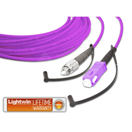 LSP-50 FC-SC 5.0 OM4 Lightwin Lightwin High Quality Simplex LWL Patchkabel, Mu Produktbild front M