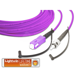 LSP-50 SC-ST 3.0 OM4 Lightwin Lightwin High Quality Simplex LWL Patchkabel, Mu Produktbild front M