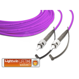 LSP-50 ST-ST 1.0 OM4 Lightwin Lightwin High Quality Simplex LWL Patchkabel, Mu Produktbild front M
