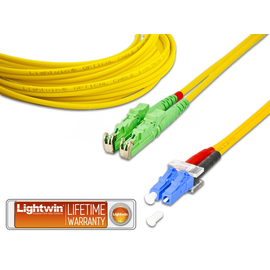 LDP-09 E2/APC-LC 1.0 Lightwin Lightwin High Quality Duplex LWL Patchkabel, Sin Produktbild front M