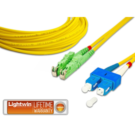 LDP-09 E2/APC-SC 1.0 Lightwin Lightwin High Quality Duplex LWL Patchkabel, Sin Produktbild front M