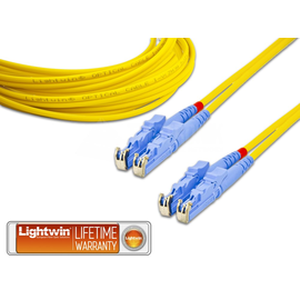 LDP-09 E2-E2 3.0 Lightwin Lightwin High Quality Duplex LWL Patchkabel, Singlemo Produktbild front M