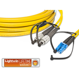 LDP-09 FC-LC 20.0 FD Lightwin Lightwin High Quality Duplex LWL Patchkabel, Sin Produktbild front M