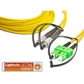 LDP-09 FC-SC/APC 2.0 FD Lightwin Lightwin High Quality Duplex LWL Patch Produktbild