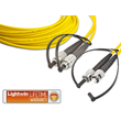 LDP-09 FC-ST 1.0 Lightwin Lightwin High Quality Duplex LWL Patchkabel, Singlemo Produktbild front S