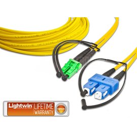 LDP-09 LC/APC-SC 2.0 FD Lightwin Lightwin High Quality Duplex LWL Patch Produktbild