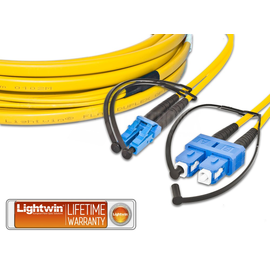 LDP-09 LC-SC 10.0 FD Lightwin Lightwin High Quality Duplex LWL Patchkabel, Sin Produktbild