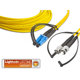 LDP-09 LC-ST 1.0 Lightwin Lightwin High Quality Duplex LWL Patchkabel, Singlemo Produktbild