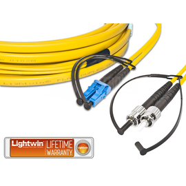 LDP-09 LC-ST 5.0 FD Lightwin Lightwin High Quality Duplex LWL Patchkabel, Sin Produktbild front M