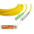LSP-09 E2/APC-FC 3.0 Lightwin Lightwin High Quality Simplex LWL Patchkabel, Si Produktbild front S