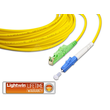 LSP-09 E2/APC-LC 3.0 Lightwin Lightwin High Quality Simplex LWL Patchkabel, Si Produktbild front S