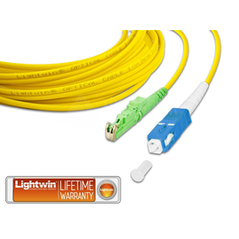 LSP-09 E2/APC-SC 1.0 Lightwin Lightwin High Quality Simplex LWL Patchkabel, Si Produktbild front M