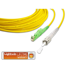 LSP-09 E2/APC-ST 5.0 Lightwin Lightwin High Quality Simplex LWL Patchkabel, Si Produktbild front M