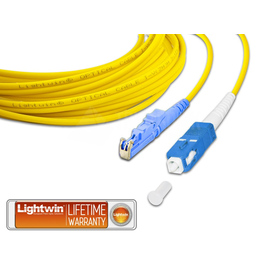 LSP-09 E2-SC 15.0 Lightwin Lightwin High Quality Simplex LWL Patchkabel, Si Produktbild front M